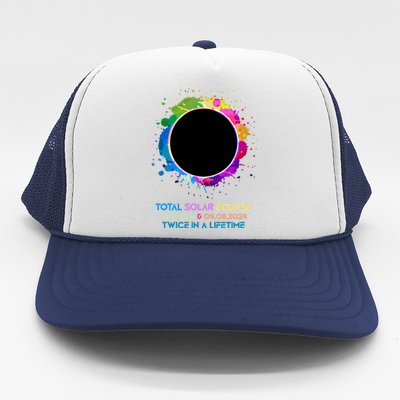 Solar Eclipse 2024 Twice In A Lifetime 2017 Totality Trucker Hat