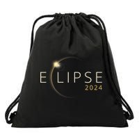 Solar Eclipse 2024 Total Solar Eclipse 4.08.24 Trending Design Eclipse Drawstring Bag
