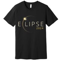 Solar Eclipse 2024 Total Solar Eclipse 4.08.24 Trending Design Eclipse Premium T-Shirt