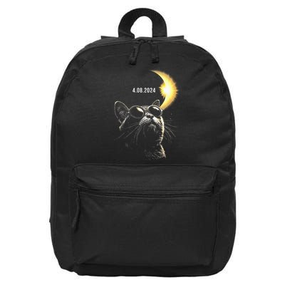 Solar Eclipse 2024 Total Eclipse April 8th 2024 Cat 16 in Basic Backpack