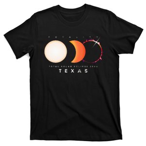 Solar Eclipse 2024 Texas Total Eclipse America T-Shirt