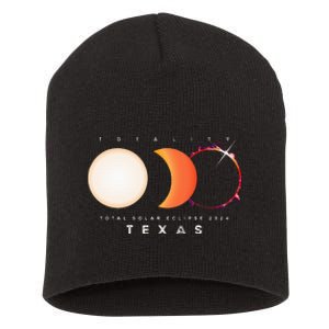 Solar Eclipse 2024 Texas Total Eclipse America Short Acrylic Beanie