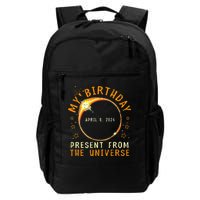 Solar Eclipse 2024 Birthday Present 4.8.24 Totality Universe Daily Commute Backpack