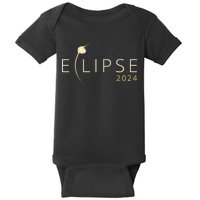 Solar Eclipse 2024 Total Solar Eclipse 4.08.24 Baby Bodysuit