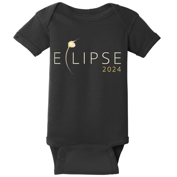 Solar Eclipse 2024 Total Solar Eclipse 4.08.24 Baby Bodysuit