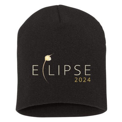 Solar Eclipse 2024 Total Solar Eclipse 4.08.24 Short Acrylic Beanie