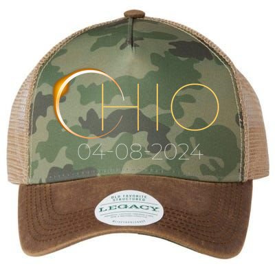 Solar Eclipse 2024 State Ohio Total Solar Eclipse Legacy Tie Dye Trucker Hat