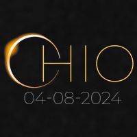 Solar Eclipse 2024 State Ohio Total Solar Eclipse Ladies PosiCharge Tri-Blend Wicking Tank