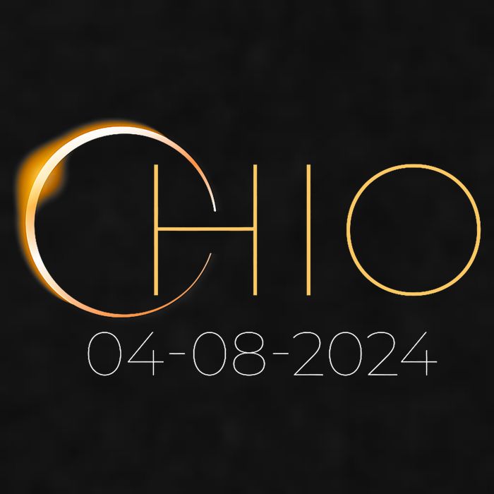 Solar Eclipse 2024 State Ohio Total Solar Eclipse Ladies PosiCharge Tri-Blend Wicking Tank