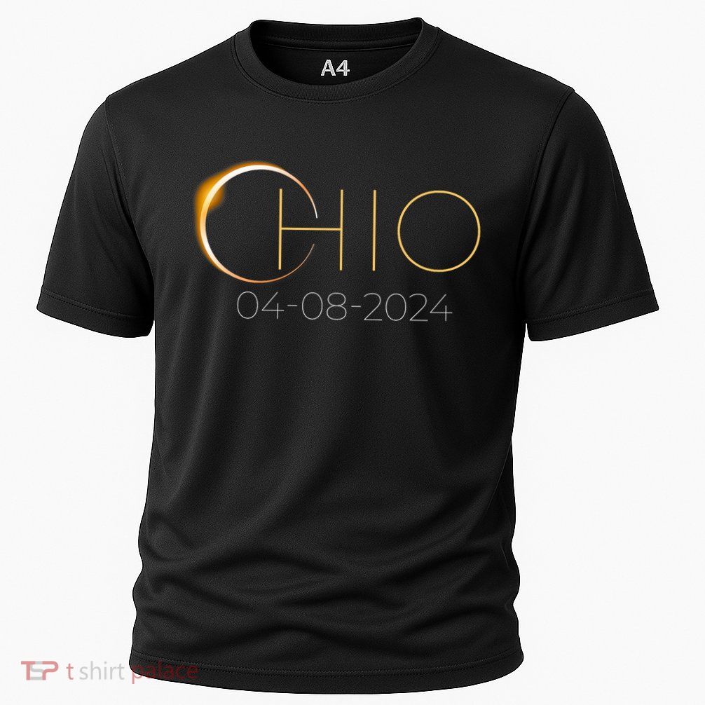 Solar Eclipse 2024 State Ohio Total Solar Eclipse Cooling Performance Crew T-Shirt