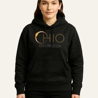 Solar Eclipse 2024 State Ohio Total Solar Eclipse Hoodie