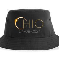 Solar Eclipse 2024 State Ohio Total Solar Eclipse Sustainable Bucket Hat