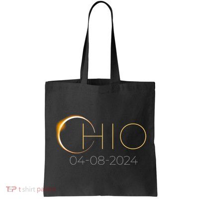 Solar Eclipse 2024 State Ohio Total Solar Eclipse Tote Bag