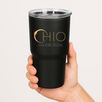 Solar Eclipse 2024 State Ohio Total Solar Eclipse Tumbler