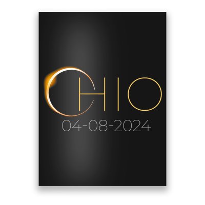 Solar Eclipse 2024 State Ohio Total Solar Eclipse Poster