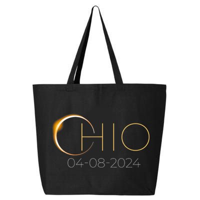 Solar Eclipse 2024 State Ohio Total Solar Eclipse 25L Jumbo Tote