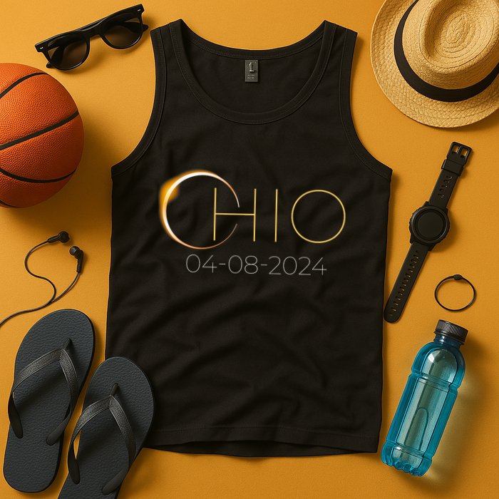 Solar Eclipse 2024 State Ohio Total Solar Eclipse Tank Top