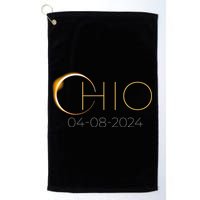 Solar Eclipse 2024 State Ohio Total Solar Eclipse Golf Towel