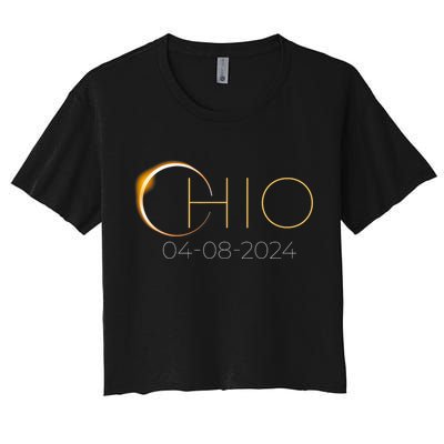 Solar Eclipse 2024 State Ohio Total Solar Eclipse Crop Top