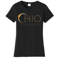 Solar Eclipse 2024 State Ohio Total Solar Eclipse Women's T-Shirt