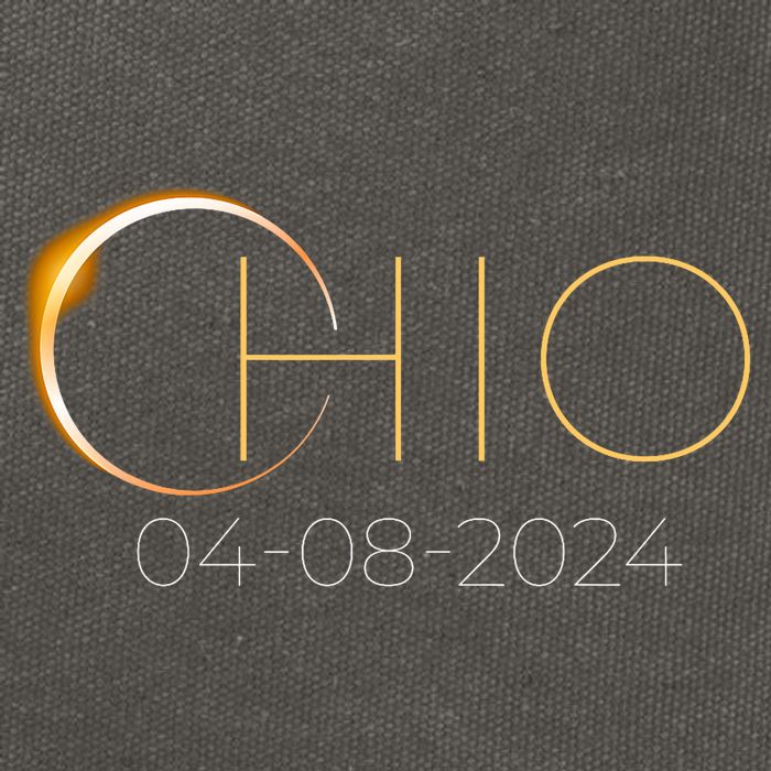 Solar Eclipse 2024 State Ohio Total Solar Eclipse Cotton Canvas Backpack