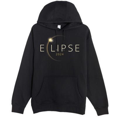 Solar Eclipse 2024 Total Solar Eclipse Premium Pullover Hoodie