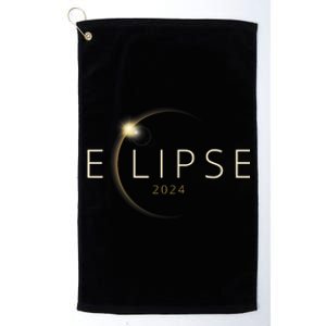 Solar Eclipse 2024 Total Solar Eclipse Platinum Collection Golf Towel