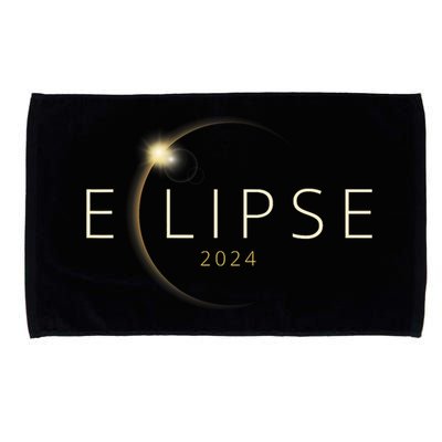 Solar Eclipse 2024 Total Solar Eclipse Microfiber Hand Towel
