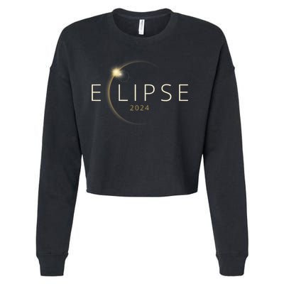 Solar Eclipse 2024 Total Solar Eclipse Cropped Pullover Crew