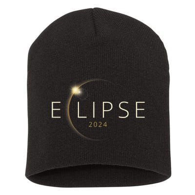 Solar Eclipse 2024 Total Solar Eclipse Short Acrylic Beanie