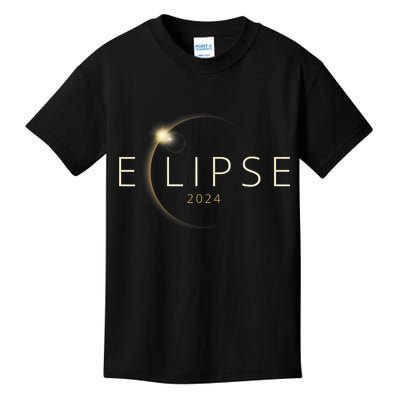Solar Eclipse 2024 Total Solar Eclipse Kids T-Shirt