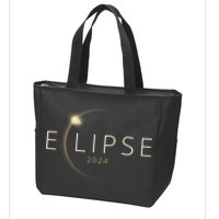 Solar Eclipse 2024 Total Solar Eclipse Zip Tote Bag