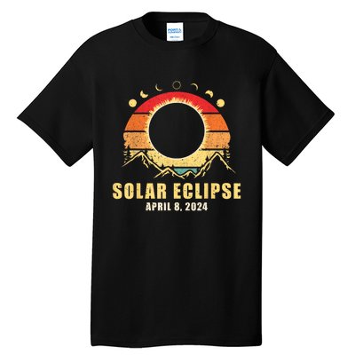 Solar Eclipse 2024 Total Solar Eclipse April 8 2024 Tall T-Shirt