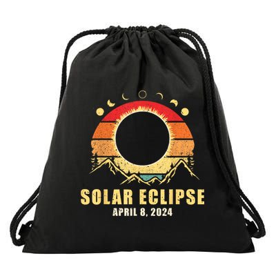 Solar Eclipse 2024 Total Solar Eclipse April 8 2024 Drawstring Bag