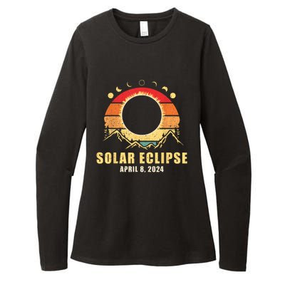 Solar Eclipse 2024 Total Solar Eclipse April 8 2024 Womens CVC Long Sleeve Shirt