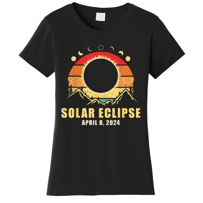 Solar Eclipse 2024 Total Solar Eclipse April 8 2024 Women's T-Shirt