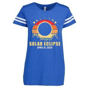 Solar Eclipse 2024 Total Solar Eclipse April 8 2024 Enza Ladies Jersey Football T-Shirt