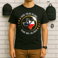 Solar Eclipse 2024 Total Solar Eclipse State Texas T-Shirt