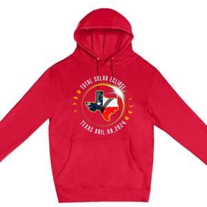 Solar Eclipse 2024 Total Solar Eclipse State Texas Premium Pullover Hoodie