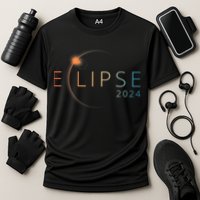 Solar Eclipse 2024 Total Solar Eclipse 4.08.24 Cooling Performance Crew T-Shirt