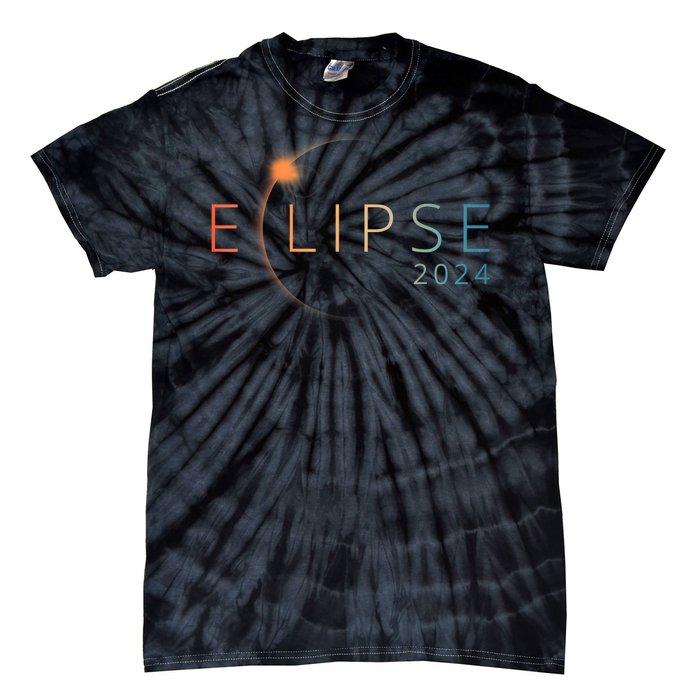 Solar Eclipse 2024 Total Solar Eclipse 4.08.24 Tie-Dye T-Shirt