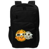 Solar Eclipse 2024 Funny Sun Moon Glasses Science Impact Tech Backpack