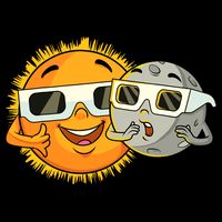 Solar Eclipse 2024 Funny Sun Moon Glasses Science Impact Tech Backpack