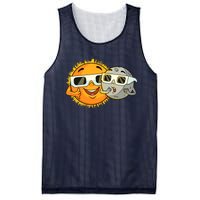 Solar Eclipse 2024 Funny Sun Moon Glasses Science Mesh Reversible Basketball Jersey Tank