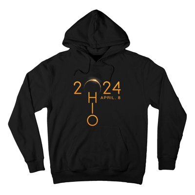 Solar Eclipse 2024 State Ohio Hoodie