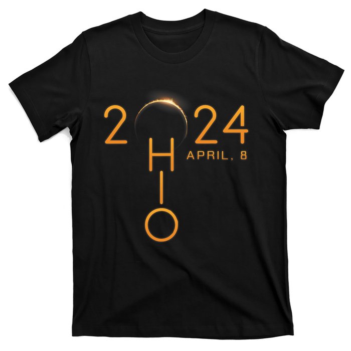 Solar Eclipse 2024 State Ohio T-Shirt