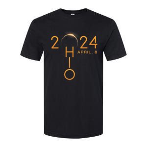 Solar Eclipse 2024 State Ohio Softstyle CVC T-Shirt