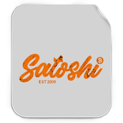 Satoshi Est 2009 Bitcoin Creator Blockchain Currency Permanent Decal Sticker
