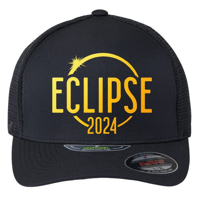 Solar Eclipse 2024 Total Solar Eclipse 4.08.24 Flexfit Unipanel Trucker Cap