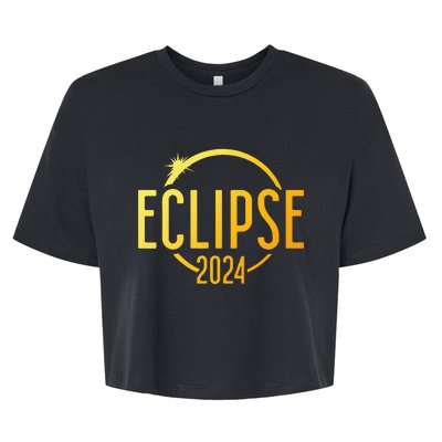 Solar Eclipse 2024 Total Solar Eclipse 4.08.24 Bella+Canvas Jersey Crop Tee